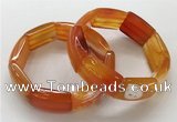 CGB3203 7.5 inches 18*29mm agate gemstone bracelets wholesale