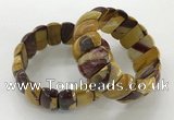 CGB3251 7.5 inches 12*25mm oval mookaite gemstone bracelets