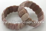 CGB3253 7.5 inches 12*25mm oval rhodochrosite bracelets