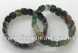 CGB3269 7.5 inches 10*15mm faceted marquise Indian agate bracelets