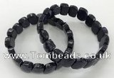 CGB3278 7.5 inches 10*15mm faceted marquise blue goldstone bracelets