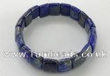 CGB3344 7.5 inches 10*15mm rectangle lapis lazuli bracelets