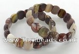 CGB3377 7.5 inches 10*15mm oval mookaite bracelets wholesale