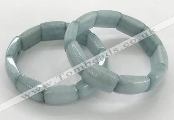 CGB3403 7.5 inches 15*21mm imitation aquamarine bracelets
