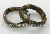 CGB3411 7.5 inches 15*21mm yellow tiger eye gemstone bracelets