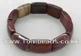 CGB3413 7.5 inches 15*21mm red jasper gemstone bracelets