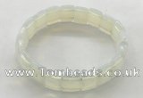 CGB3424 7.5 inches 12*15mm faceted rectangle opal bracelets