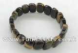 CGB3449 7.5 inches 10*15mm faceted marquise yellow tiger eye bracelets