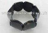 CGB3505 7.5 inches 30*40mm oval agate bracelets wholesale