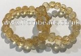 CGB4035 7.5 inches 10*14mm calabash citrine beaded bracelets wholesale