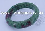 CGB470 Inner diameter 60mm fashion dyed ruby zoisite gemstone bangle