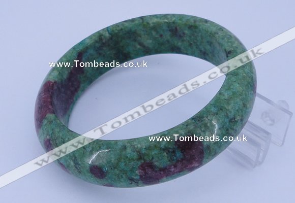 CGB470 Inner diameter 60mm fashion dyed ruby zoisite gemstone bangle