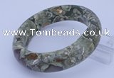 CGB476 Inner diameter 58mm fashion rhyolite gemstone bangle