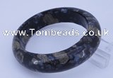 CGB477 Inner diameter 62mm fashion grey opal gemstone bangle