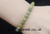 CGB5008 6mm, 8mm round China jade beads stretchy bracelets