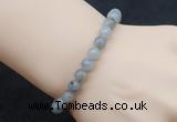 CGB5055 6mm, 8mm round labradorite beads stretchy bracelets