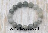 CGB5305 10mm, 12mm round seaweed quartz beads stretchy bracelets