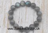 CGB5316 10mm, 12mm round labradorite beads stretchy bracelets