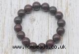 CGB5379 10mm, 12mm round brecciated jasper beads stretchy bracelets