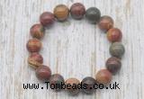 CGB5380 10mm, 12mm round picasso jasper beads stretchy bracelets