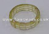 CGB671 7.5 inches 11*16mm lemon quartz bracelet wholesale