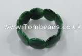 CGB704 8 inches 25*30mm agate gemstone bracelet wholesale