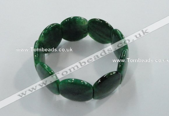 CGB704 8 inches 25*30mm agate gemstone bracelet wholesale