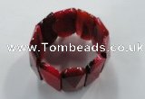 CGB708 8 inches 21*55mm agate gemstone bracelet wholesale