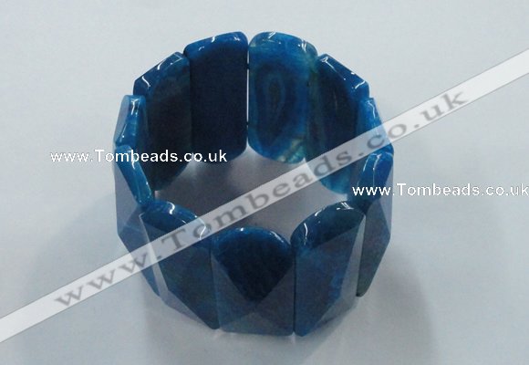 CGB711 8 inches 21*55mm agate gemstone bracelet wholesale