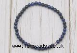 CGB7208 4mm tiny blue tiger eye beaded meditation yoga bracelets