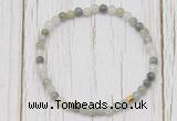 CGB7297 4mm tiny seaweed quartz beaded meditation yoga bracelets