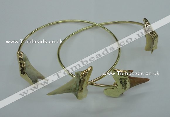 CGB765 20*22mm - 20*25mm shark teeth bangles wholesale