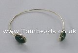 CGB862 10*14mm oval agate gemstone bangles wholesale