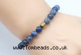 CGB8855 8mm, 10mm sodalite & drum hematite power beads bracelets