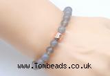 CGB9261 8mm, 10mm grey agate & drum hematite power beads bracelets