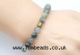 CGB9293 8mm, 10mm seaweed quartz & drum hematite power beads bracelets