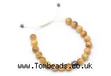 CGB9498 8mm, 10mm golden tiger eye & drum hematite adjustable bracelets