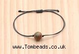 CGB9925 Fashion 12mm picasso jasper adjustable bracelet jewelry