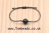 CGB9970 Fashion 12mm blue tiger eye adjustable bracelet jewelry