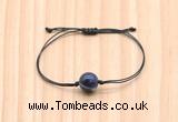 CGB9978 Fashion 12mm sodalite gemstone adjustable bracelet jewelry