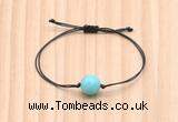 CGB9981 Fashion 12mm amazonite gemstone adjustable bracelet jewelry