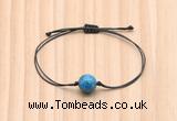 CGB9982 Fashion 12mm apatite gemstone adjustable bracelet jewelry