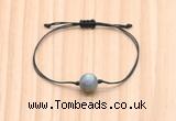 CGB9983 Fashion 12mm labradorite gemstone adjustable bracelet jewelry