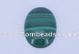 CGC07 5PCS 10*14mm oval natural malachite gemstone cabochons