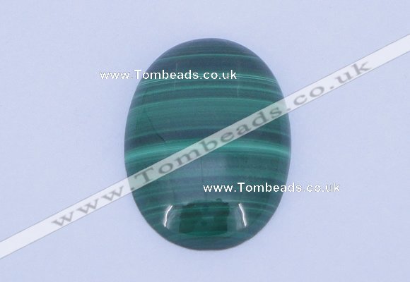 CGC07 5PCS 10*14mm oval natural malachite gemstone cabochons