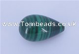 CGC45 13*22mm teardrop natural malachite gemstone cabochons