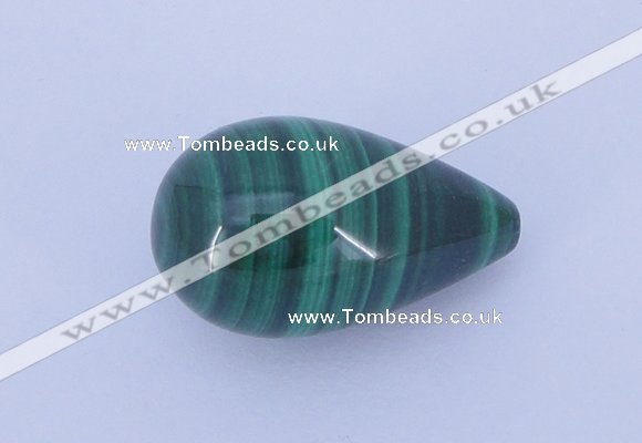 CGC45 13*22mm teardrop natural malachite gemstone cabochons