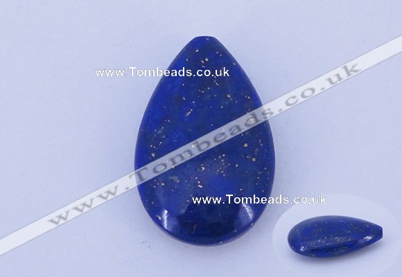 CGC46 14*22mm flat teardrop natural lapis lazuli gemstone cabochons