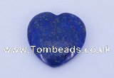 CGC49 25*25mm heart natural lapis lazuli gemstone cabochons