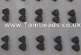 CGC64 8*8mm triangle druzy quartz cabochons wholesale